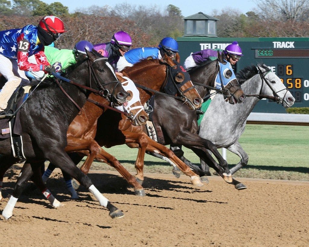 Racing at Oaklawn Park