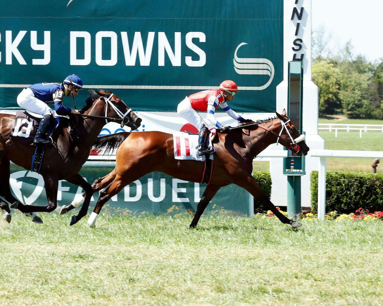 Asternia wins at Kentucky Downs 
