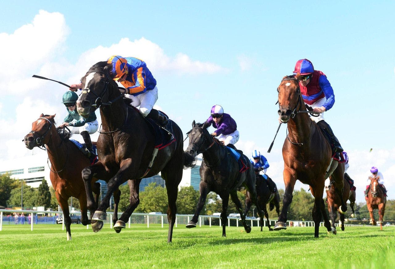 Auguste Rodin wins the 2023 Irish Champion Stakes 