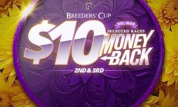 Breeders' Cup Money Back $10 general