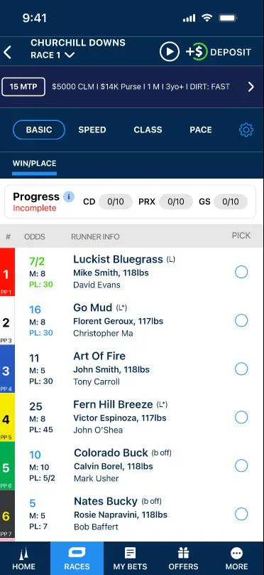 Bet and Set tournaments 2026 mobile