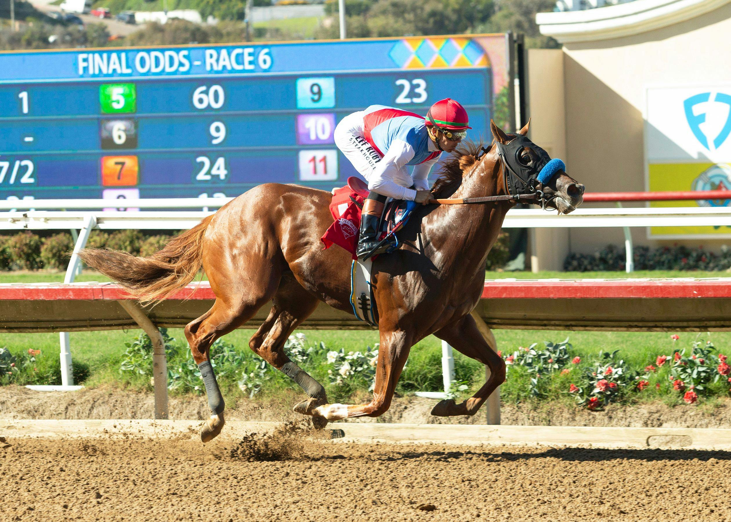Boyd winning his debut at Del Mar