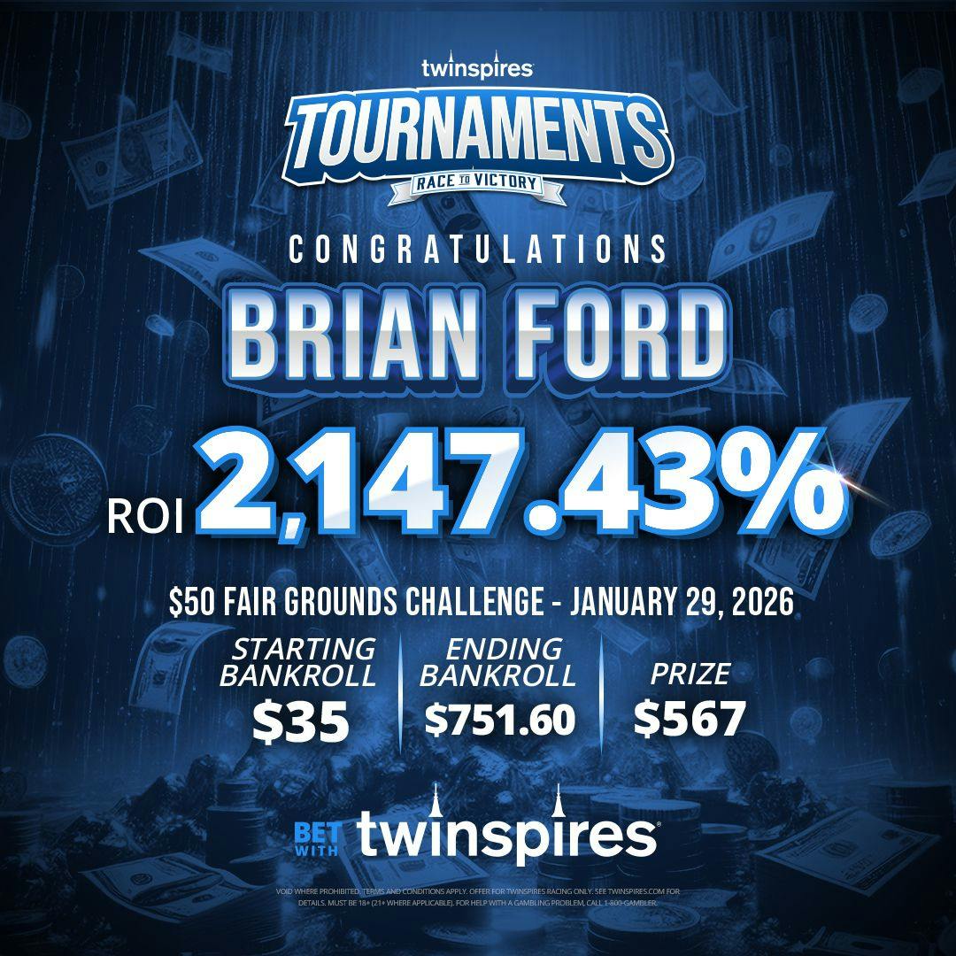 Tournament winner (ROI) _ Brian Ford