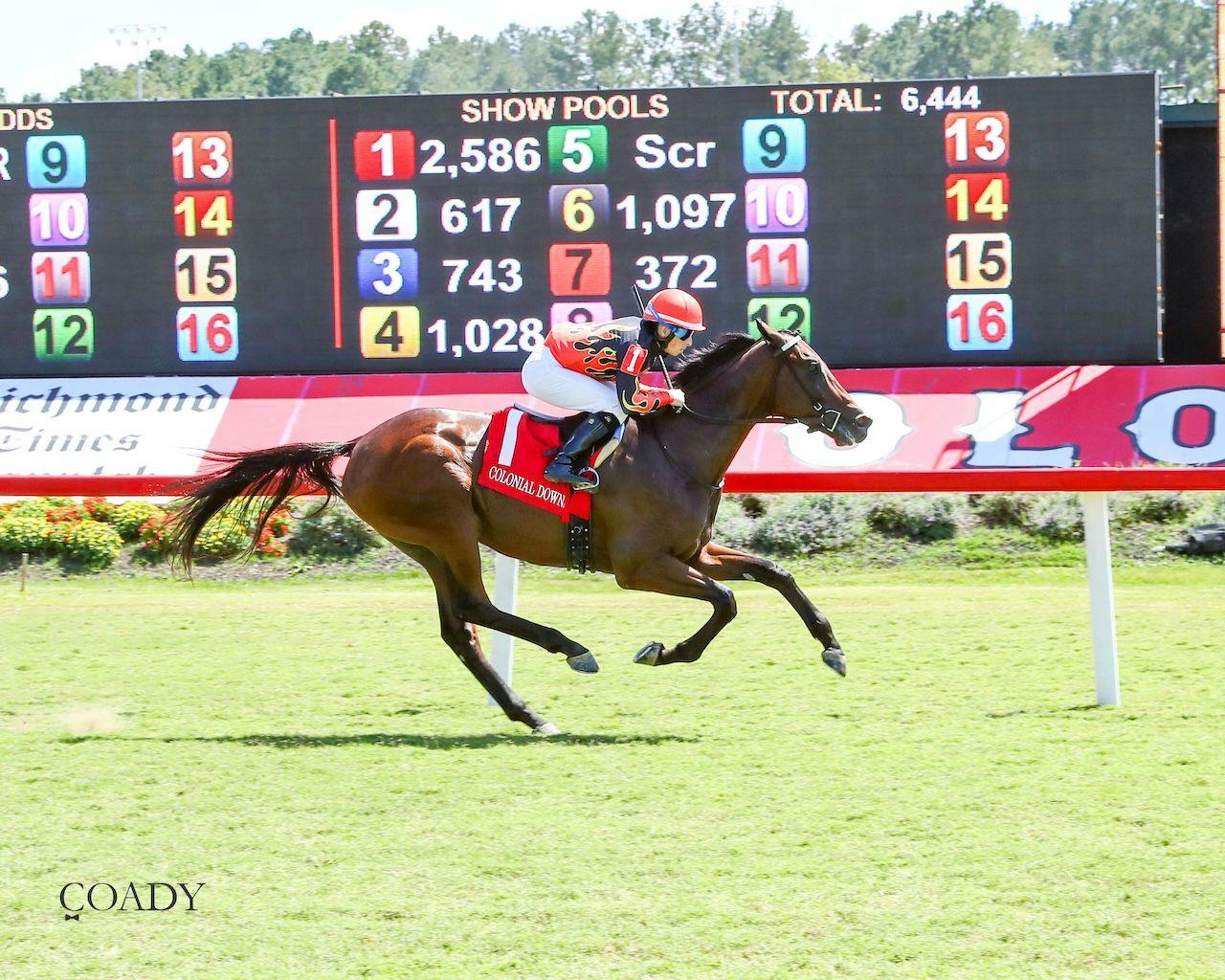 Colt Forty Seven wins at Horseshoe Indiana. 