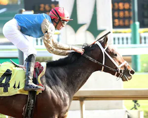 Commandment wins at Churchill Downs.