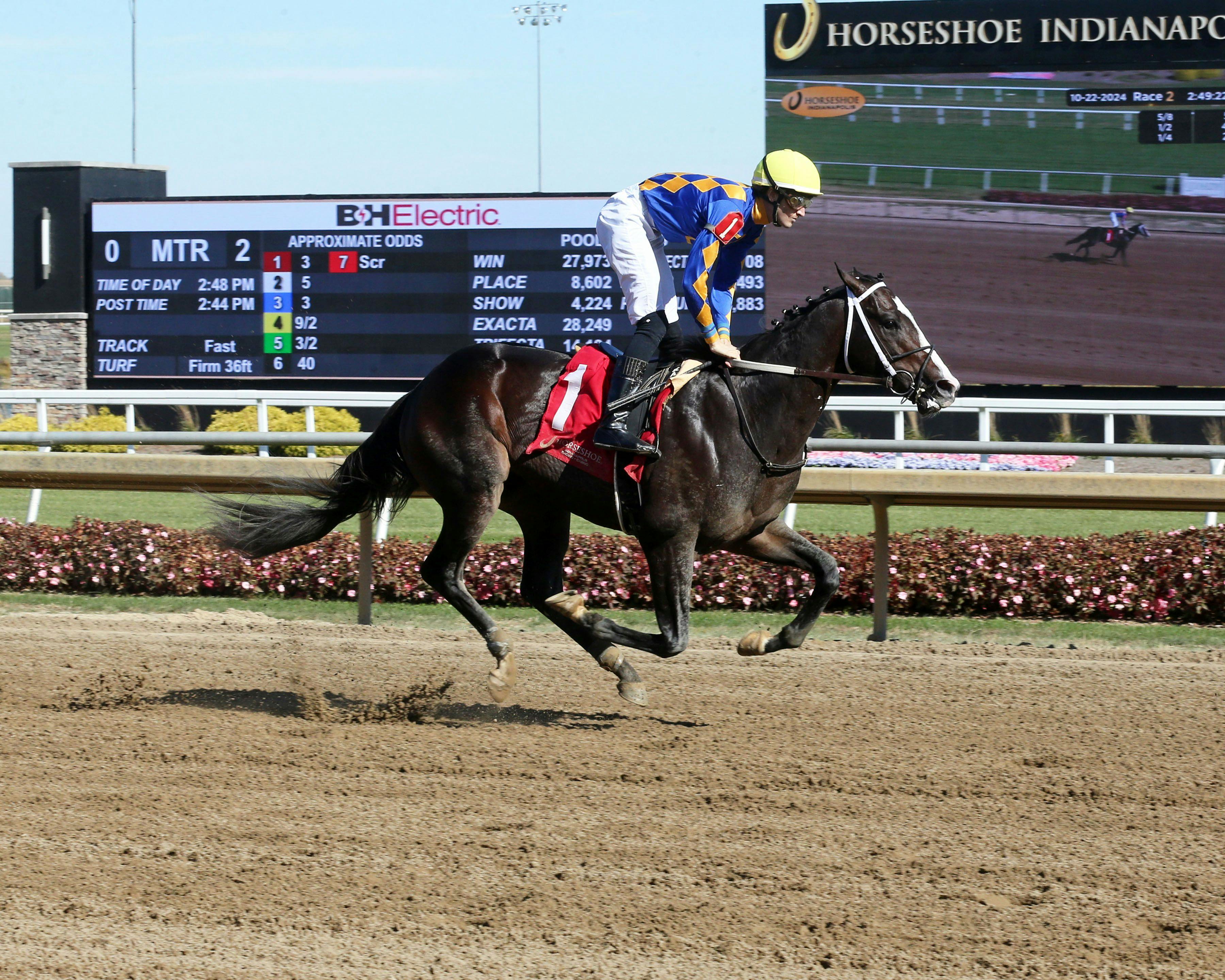 Complex Music wins at Horseshoe Indianapolis.