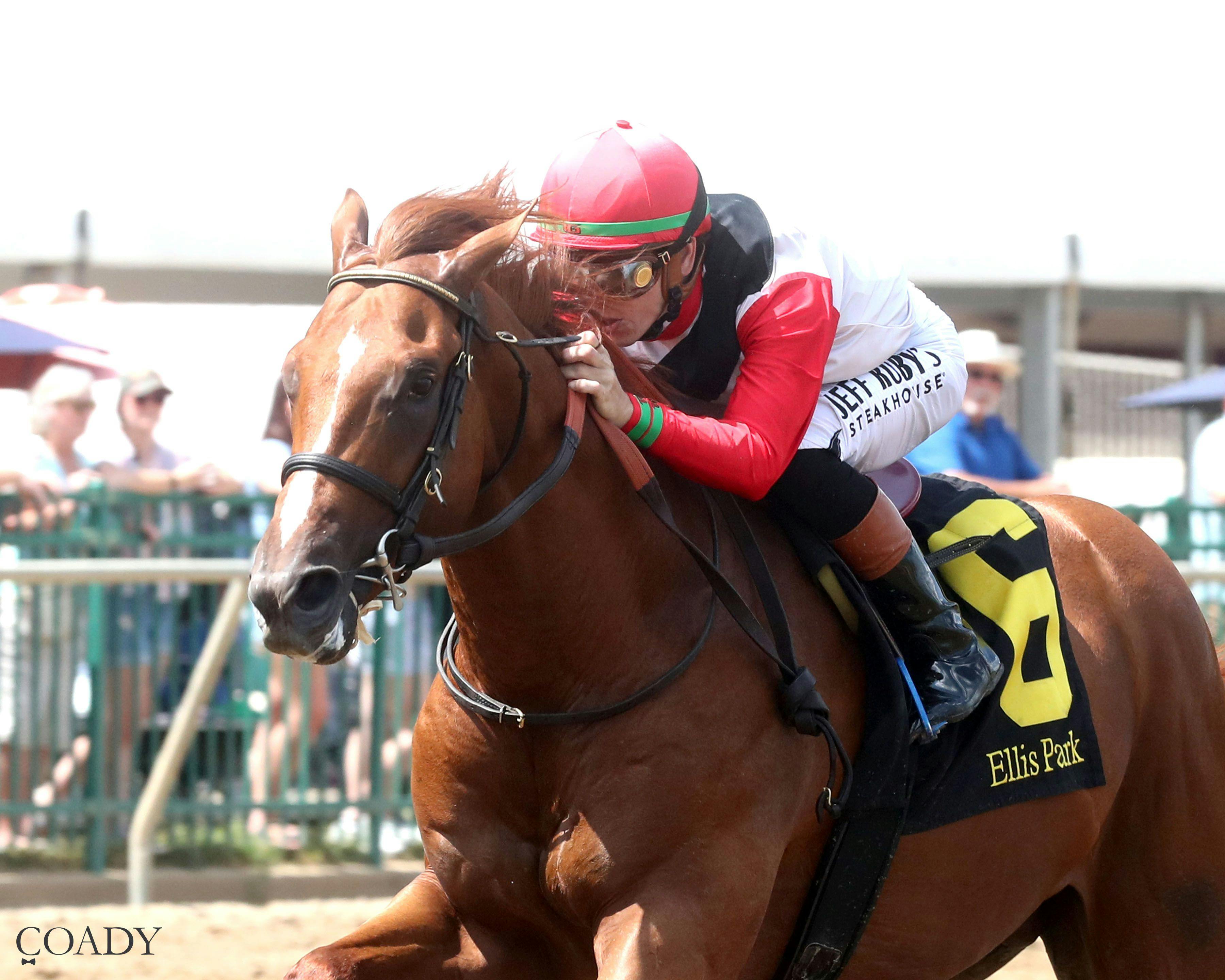 Comport wins the Ellis Park Juvenile at Ellis Park.