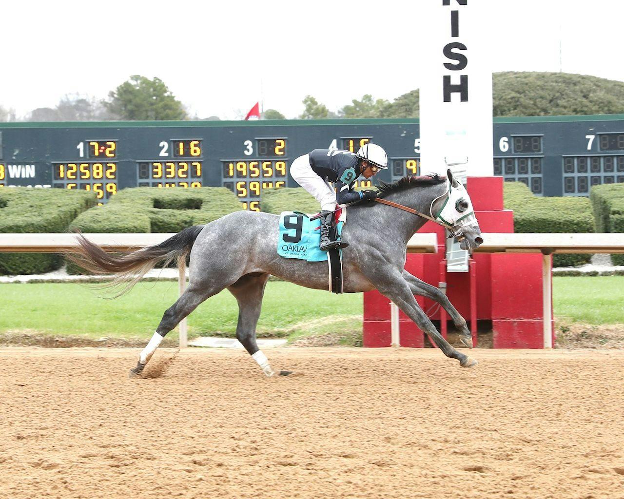 Caldera wins at Oaklawn Park.