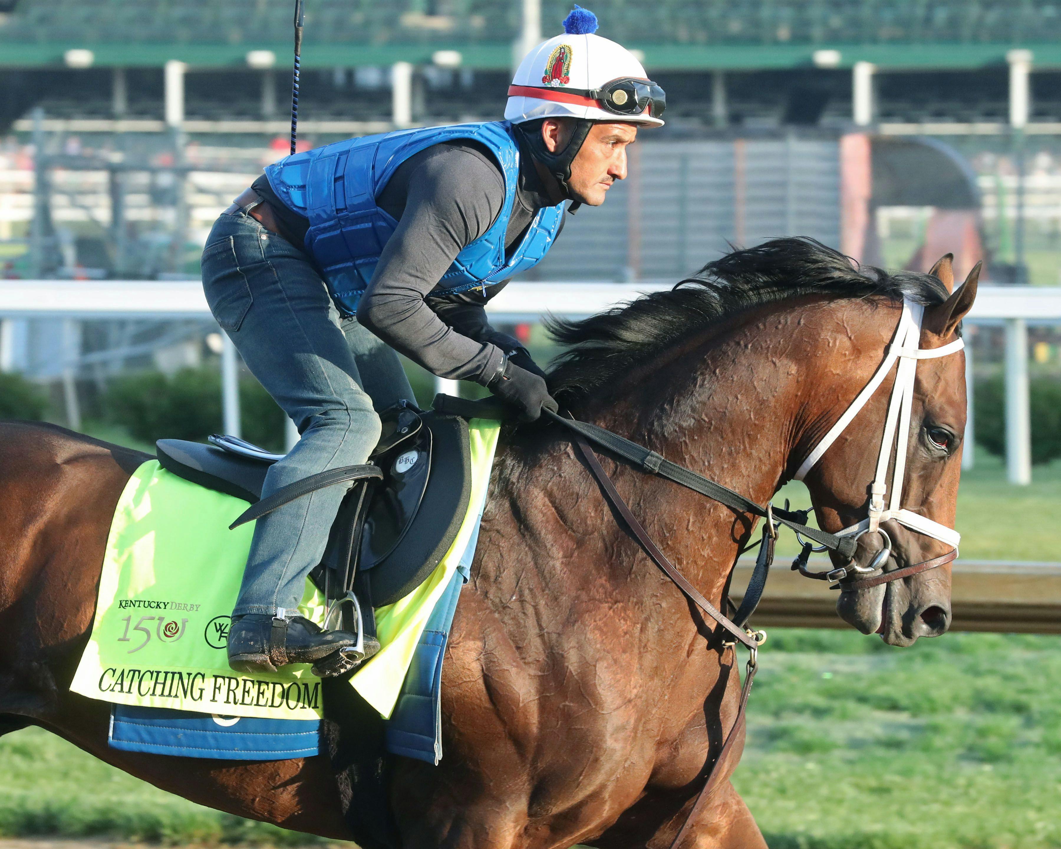 Catching Freedom training for Kentucky Derby 150