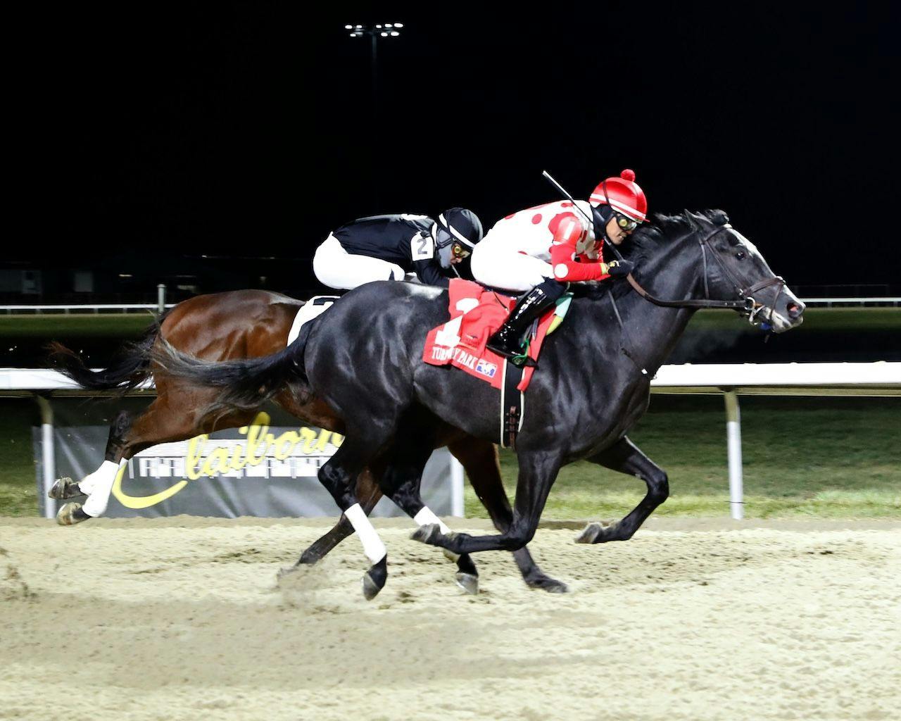 Chunk of Fold wins at Turfway Park.