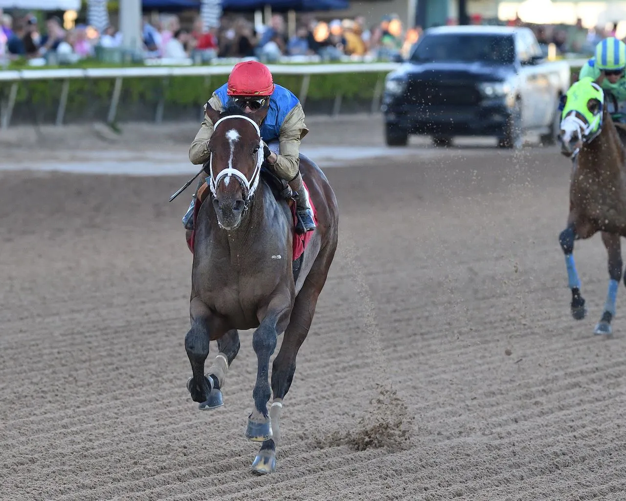 Commandment wins the Mucho Macho Man.