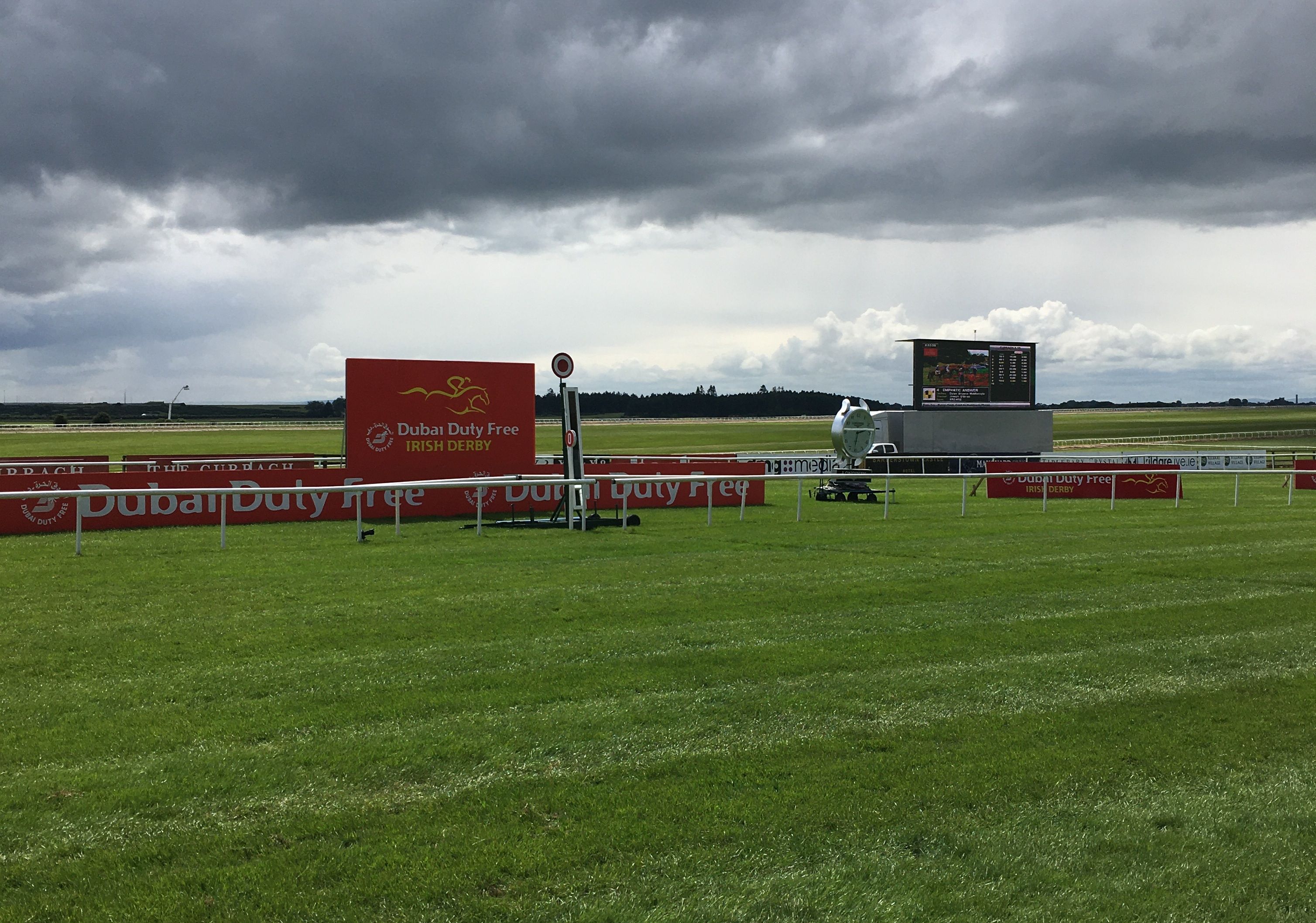Scenic view of the Curragh on the ancient plains of Kildare
