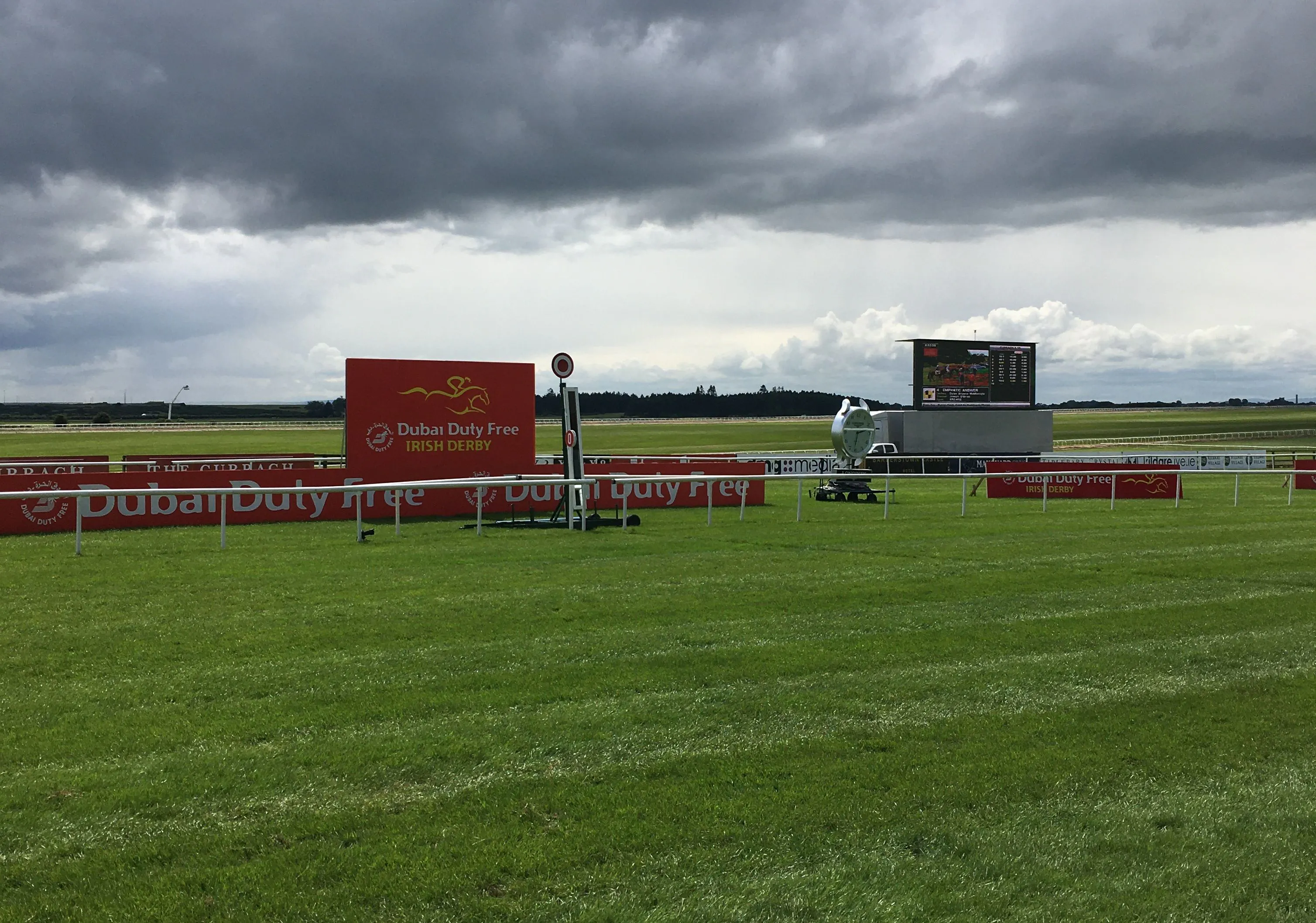 Scenic view of the Curragh on the ancient plains of Kildare