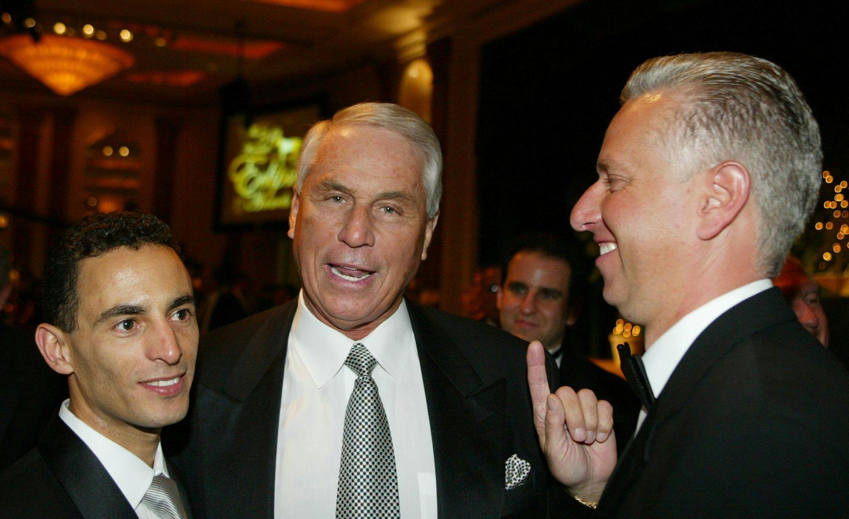 Trainer Todd Pletcher and jockey John Velazquez with Hall of Fame trainer D. Wayne Lukas (Horsephotos.com)