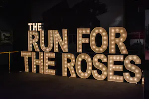 The Run for the Roses sign