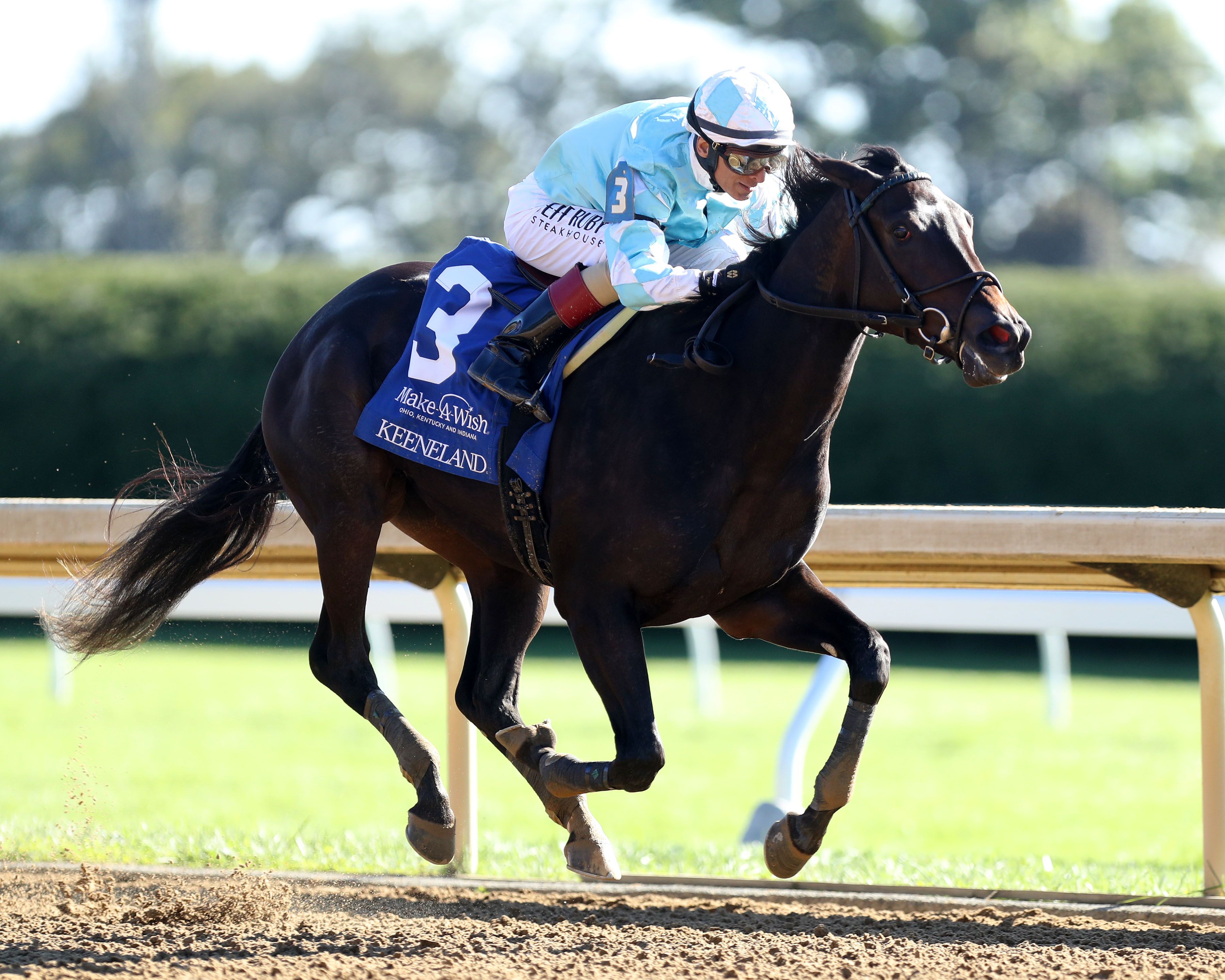 Eunomia wins at Keeneland (Photo by Coady Media/Keeneland)