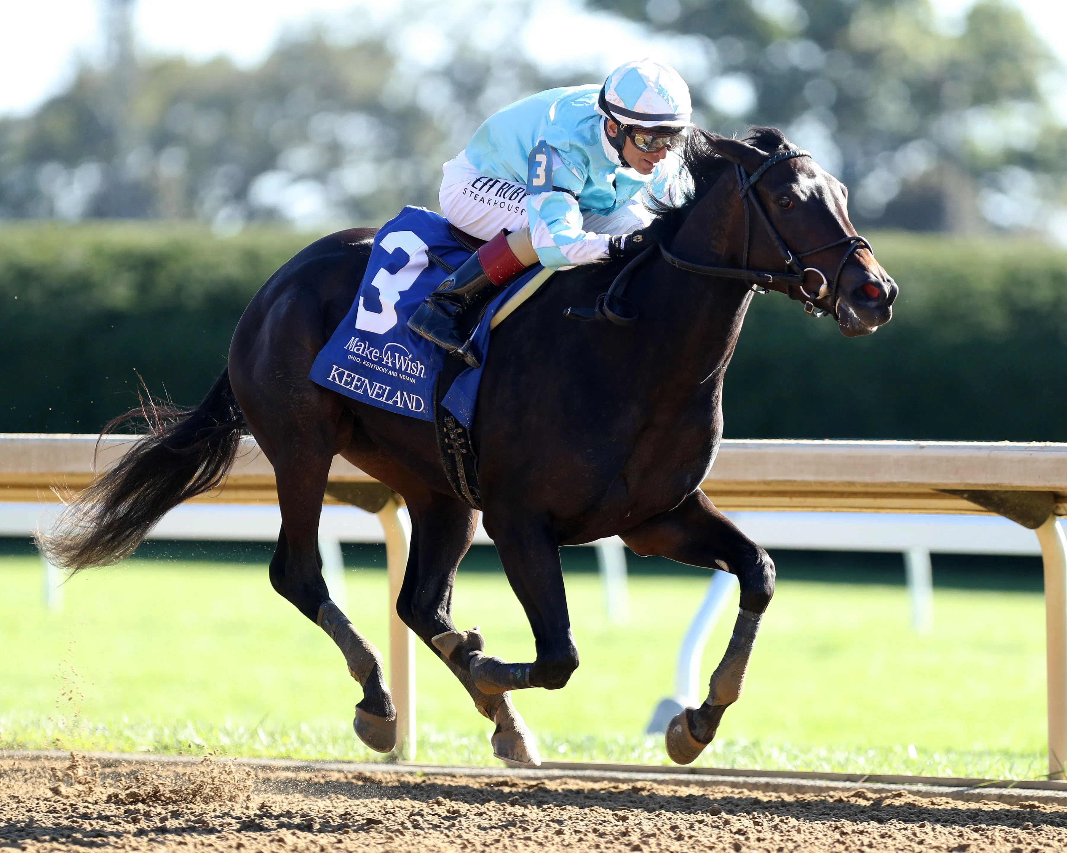 Eunomia wins at Keeneland (Photo by Coady Media/Keeneland)