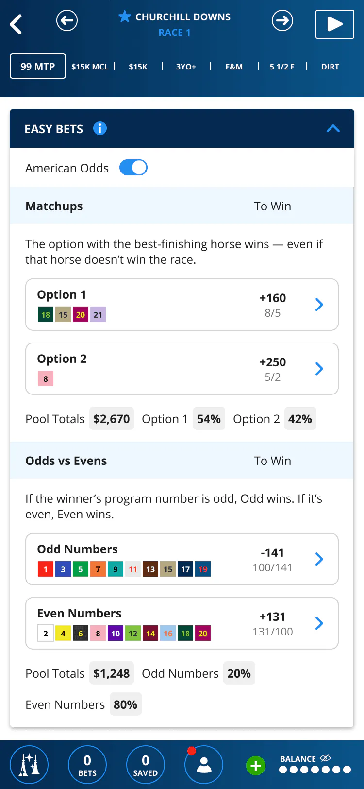 Easy Bets mobile experience 2026