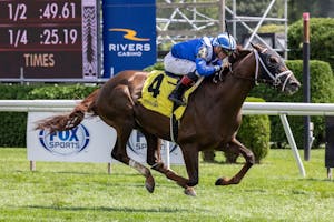 El Rezeen wins at Saratoga. 
