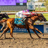 Emerging Market wins the Louisiana Derby at Fair Grounds.