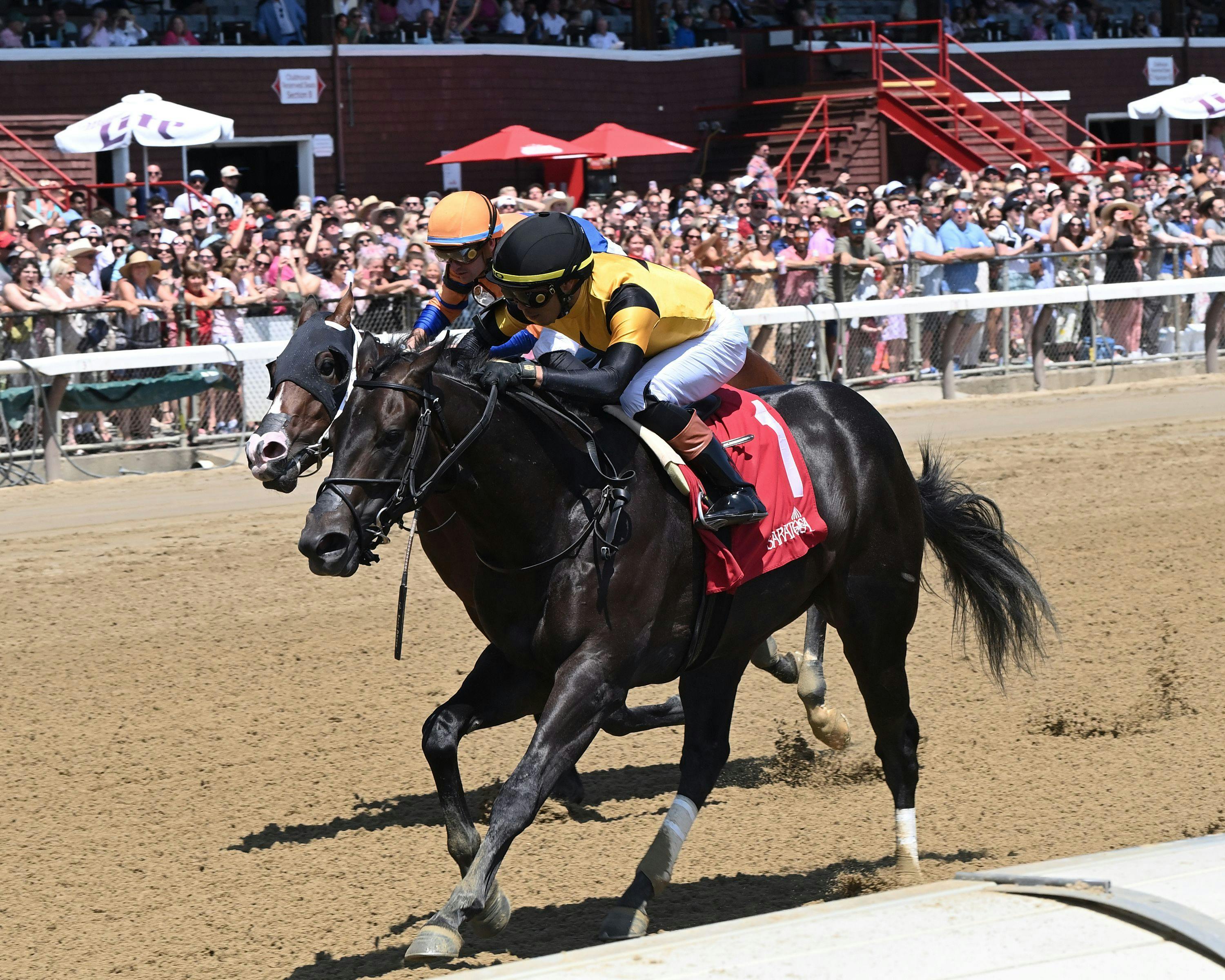 Ewing wins the Saratoga Special at Saratoga.