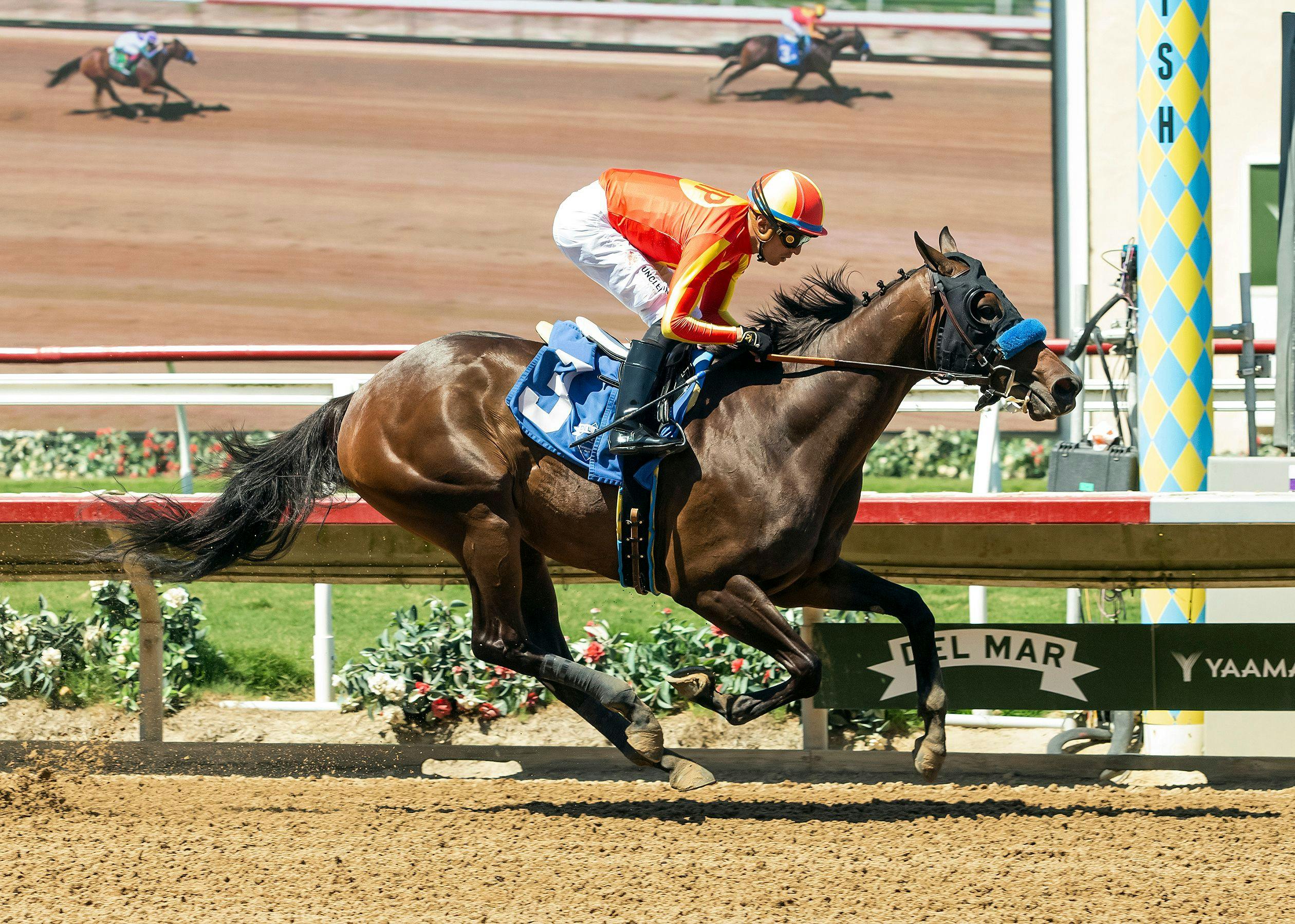 Explora exuded class in her Del Mar debut