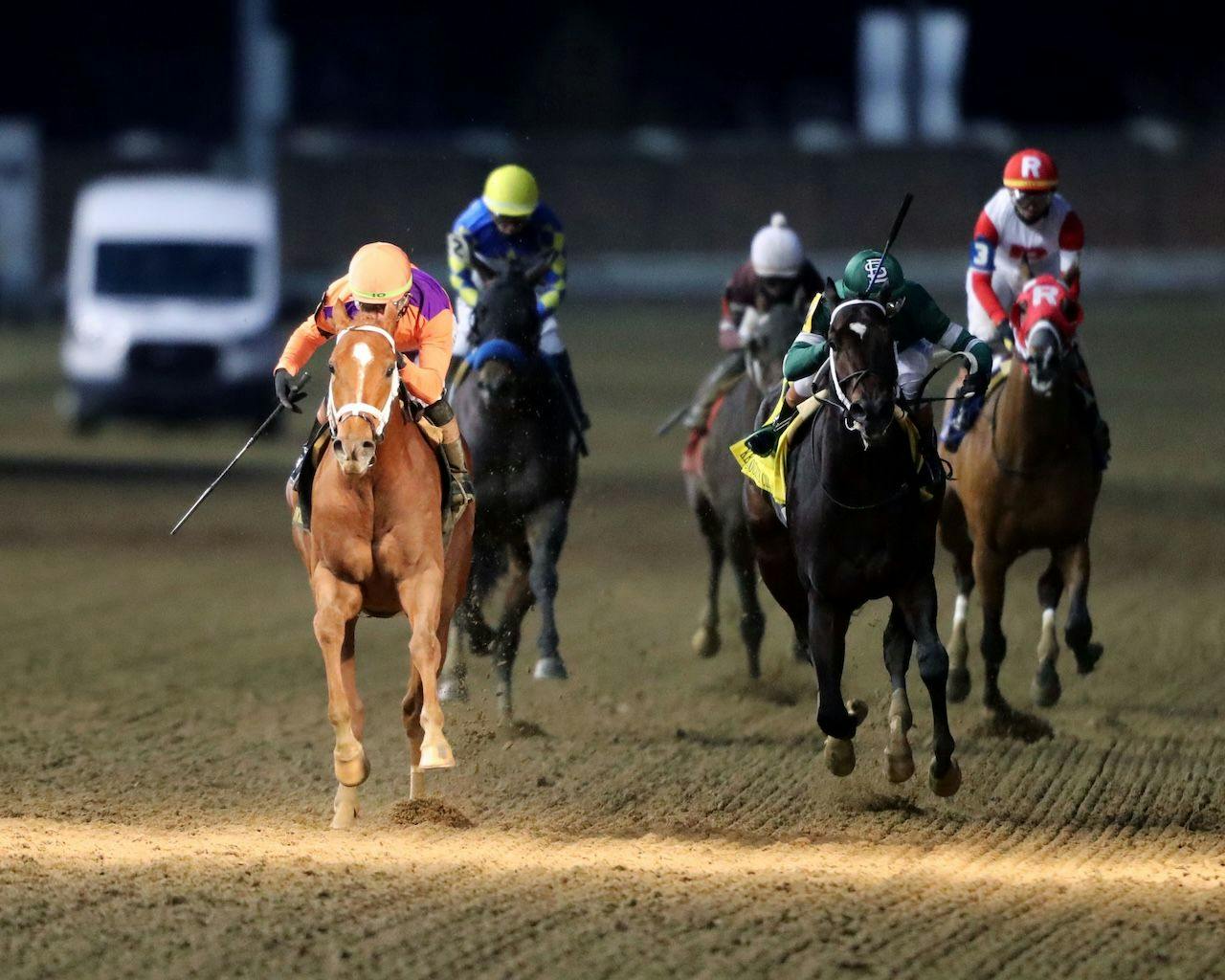 Further Ado wins the Kentucky Jockey Club (G2) at Churchill Downs. 