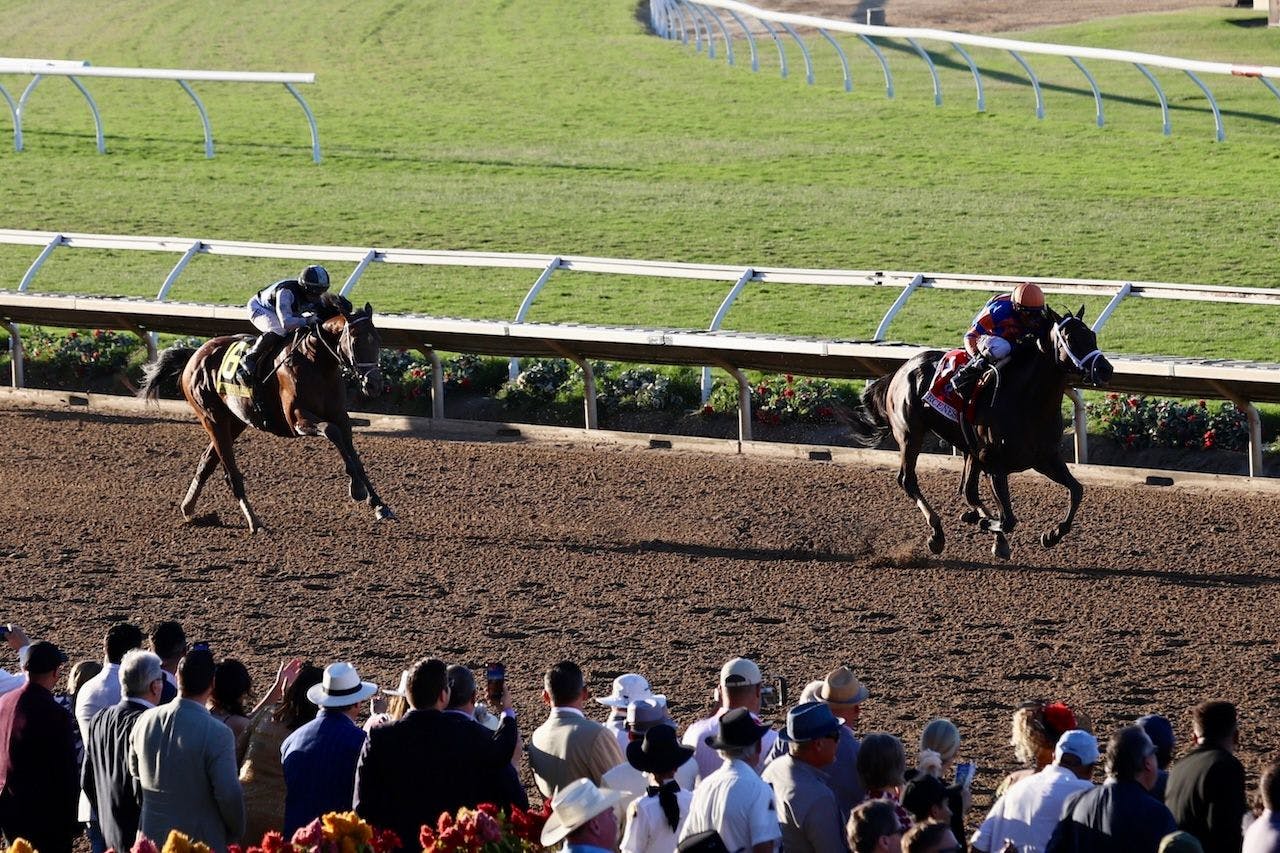 Fierceness wins the Pacific Classic at Del Mar. 