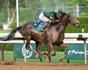 Golden Tempo wins the Belmont (G1) at Saratoga.