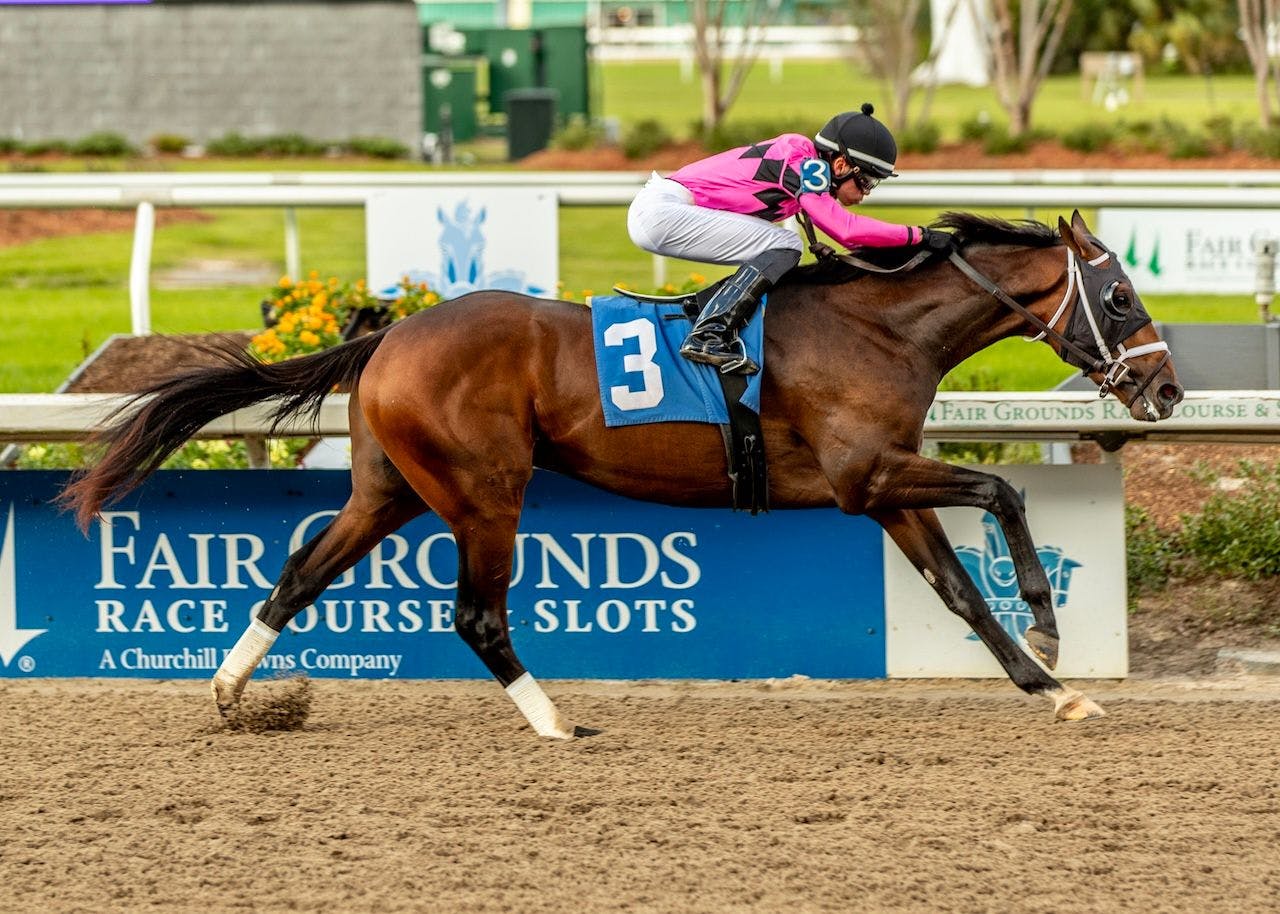 Hot Property wins at Fair Grounds. 