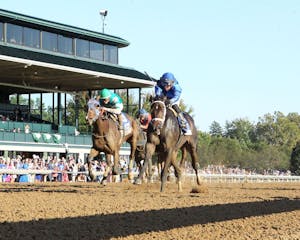 Quietside and Immersive in the Darley Alcibiades (G1) at Keeneland