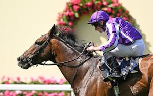 Illinois winning the 2024 Queen's Vase at Royal Ascot