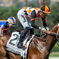 Intrepido wins the American Pharoah at Santa Anita.