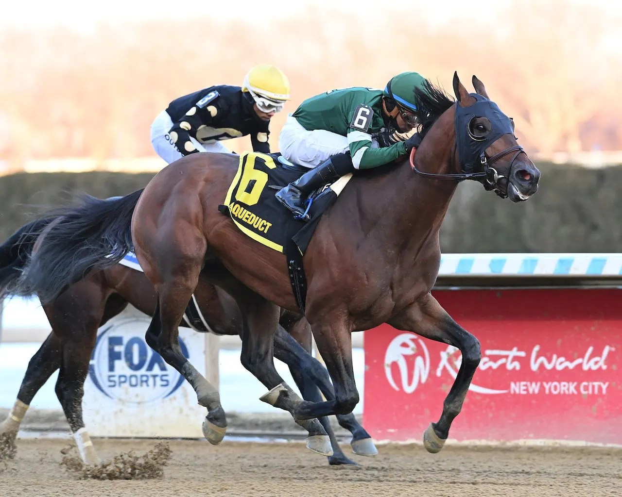 Iron Honor wins the Gotham Stakes at Aqueduct.