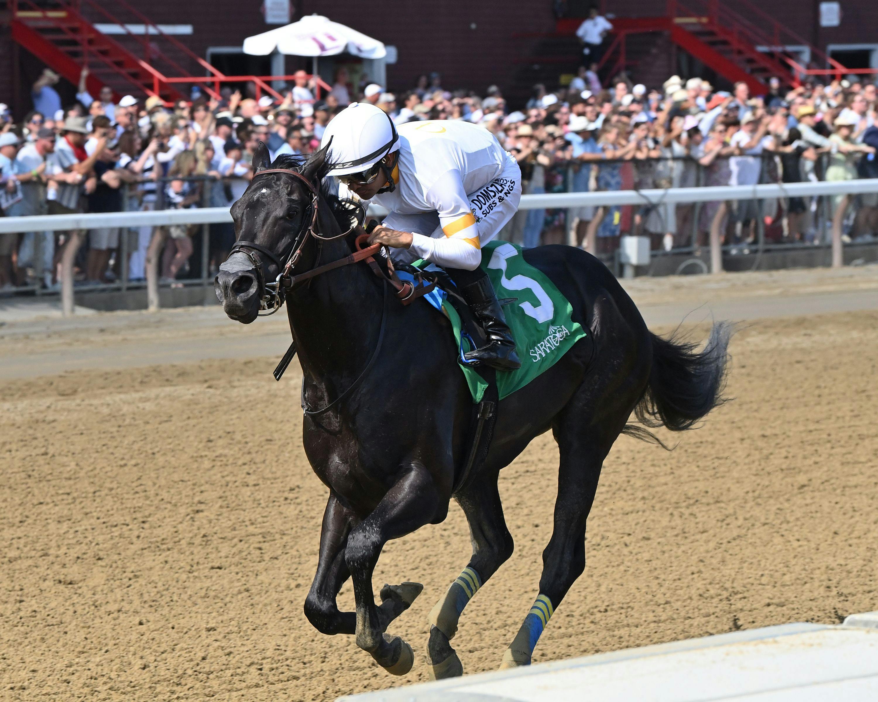 It's Our Time wins at Saratoga.