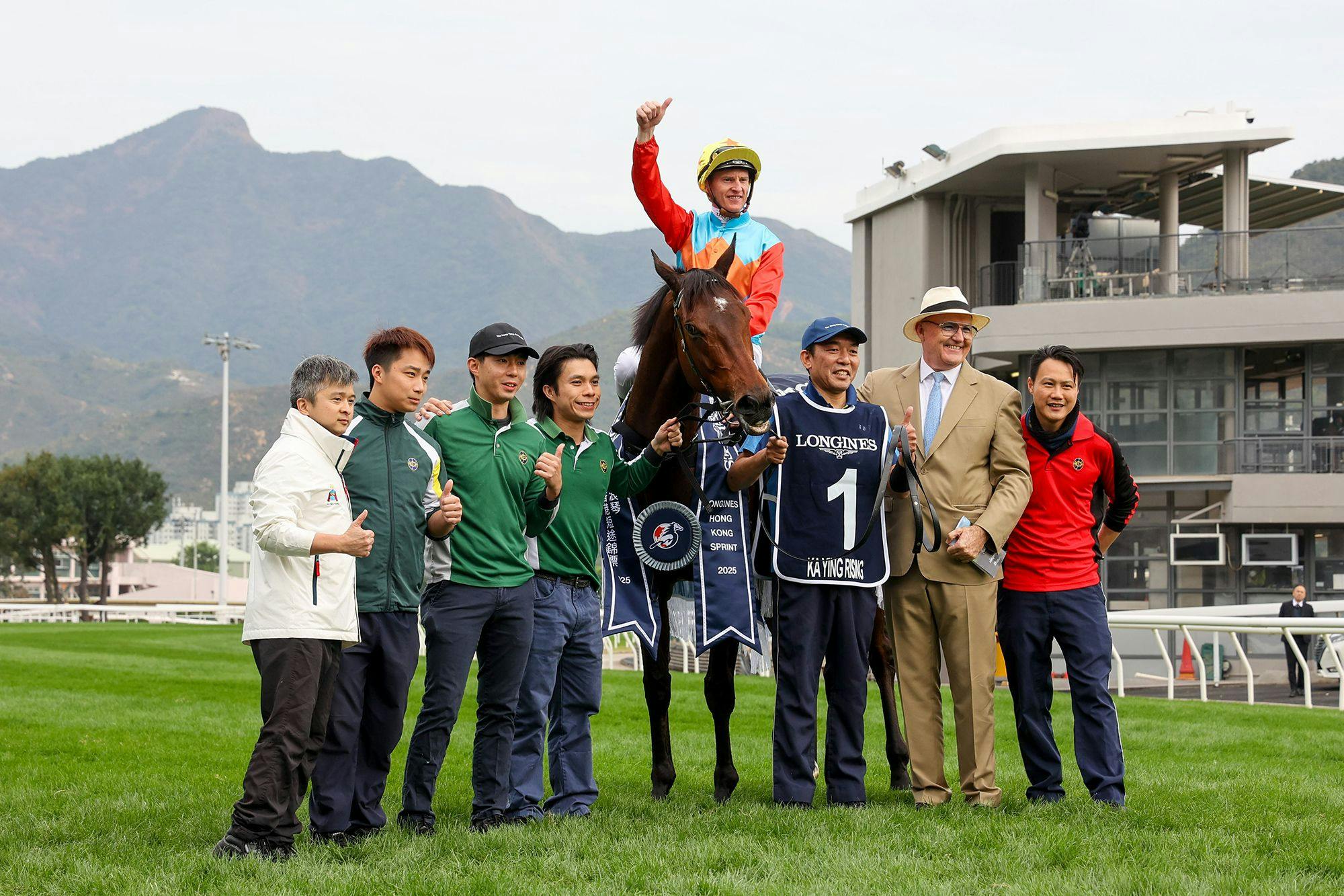 Ka Ying Rising sports the winner's swag after his 16th straight victory