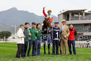 Ka Ying Rising sports the winner's swag after his 16th straight victory