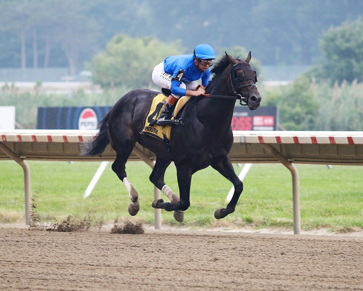 Knightsbridge wins the Monmouth Cup at Monmouth Park. 