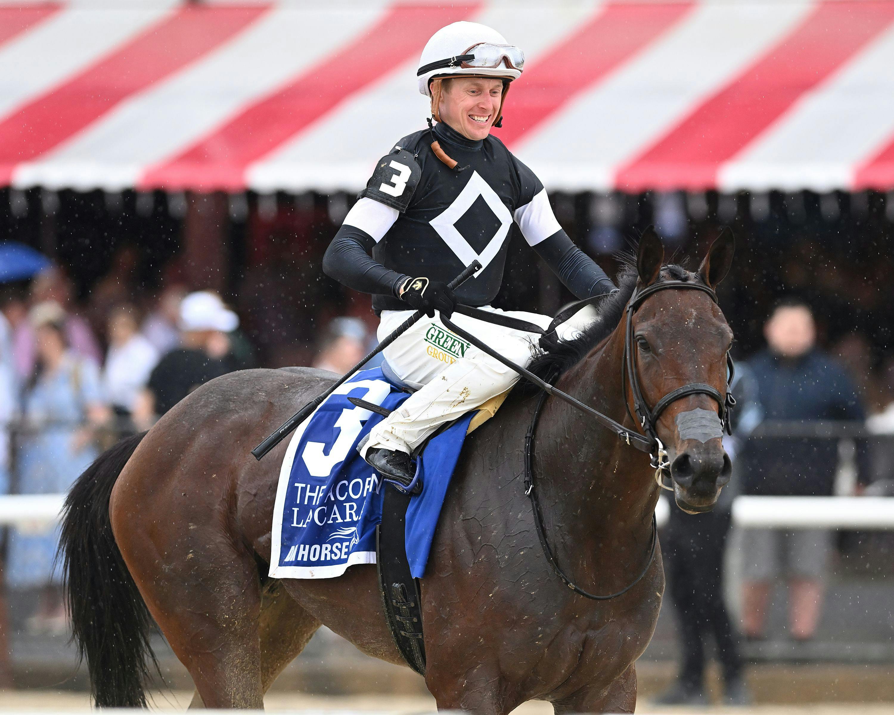 La Cara wins the Acorn S. at Saratoga 2025 (Photo by Coglianese Photos/Angelo Lieto)