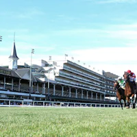Lagynos wins the Arlington Handicap at Churchill Downs.
