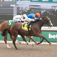 Literate wins the Trillium Stakes at Woodbine.