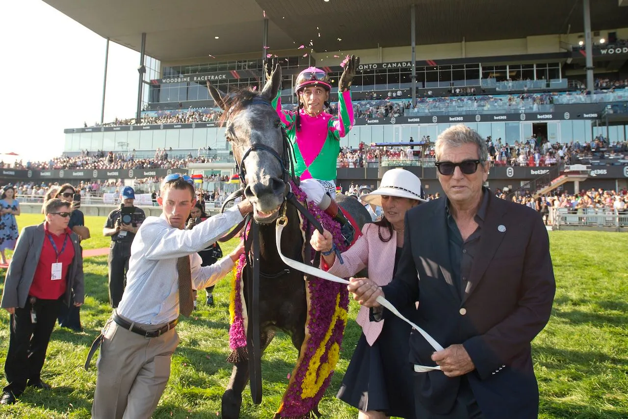 Luster wins the King's Plate at Woodbine.