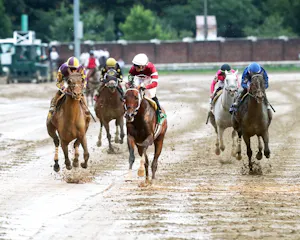 Magnitude wins the Stephen Foster Stakes (G1) at Churchill Downs.