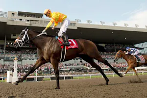Mansetti wins the Kings Plate at Woodbine.