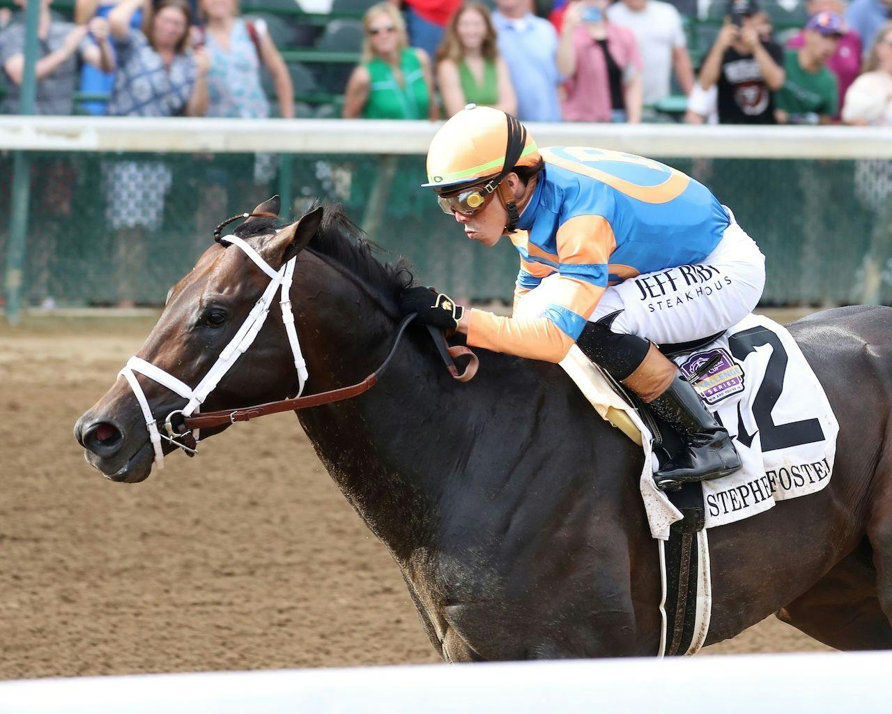 Mindframe wins the Stephen Foster Stakes at Churchill Downs. 