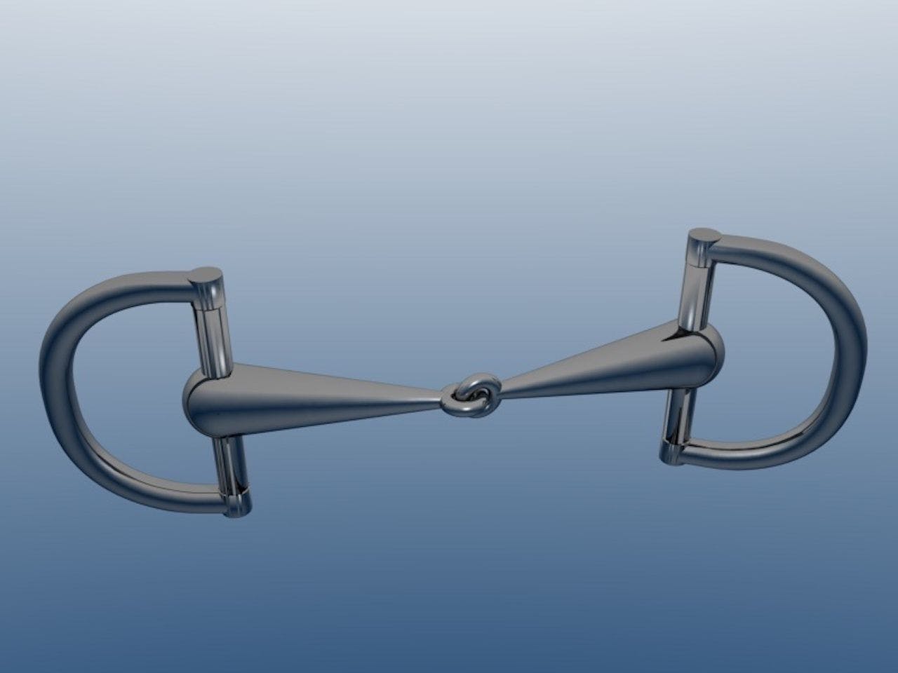 A D-ring snaffle bit
