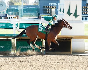 Musical Mischief wins at Churchill Downs.