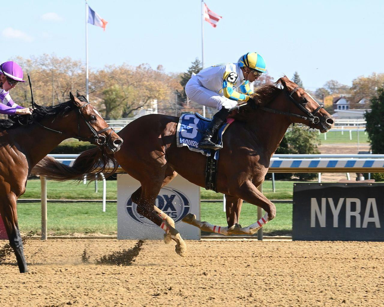 My Mitole wins at Aqueduct. 