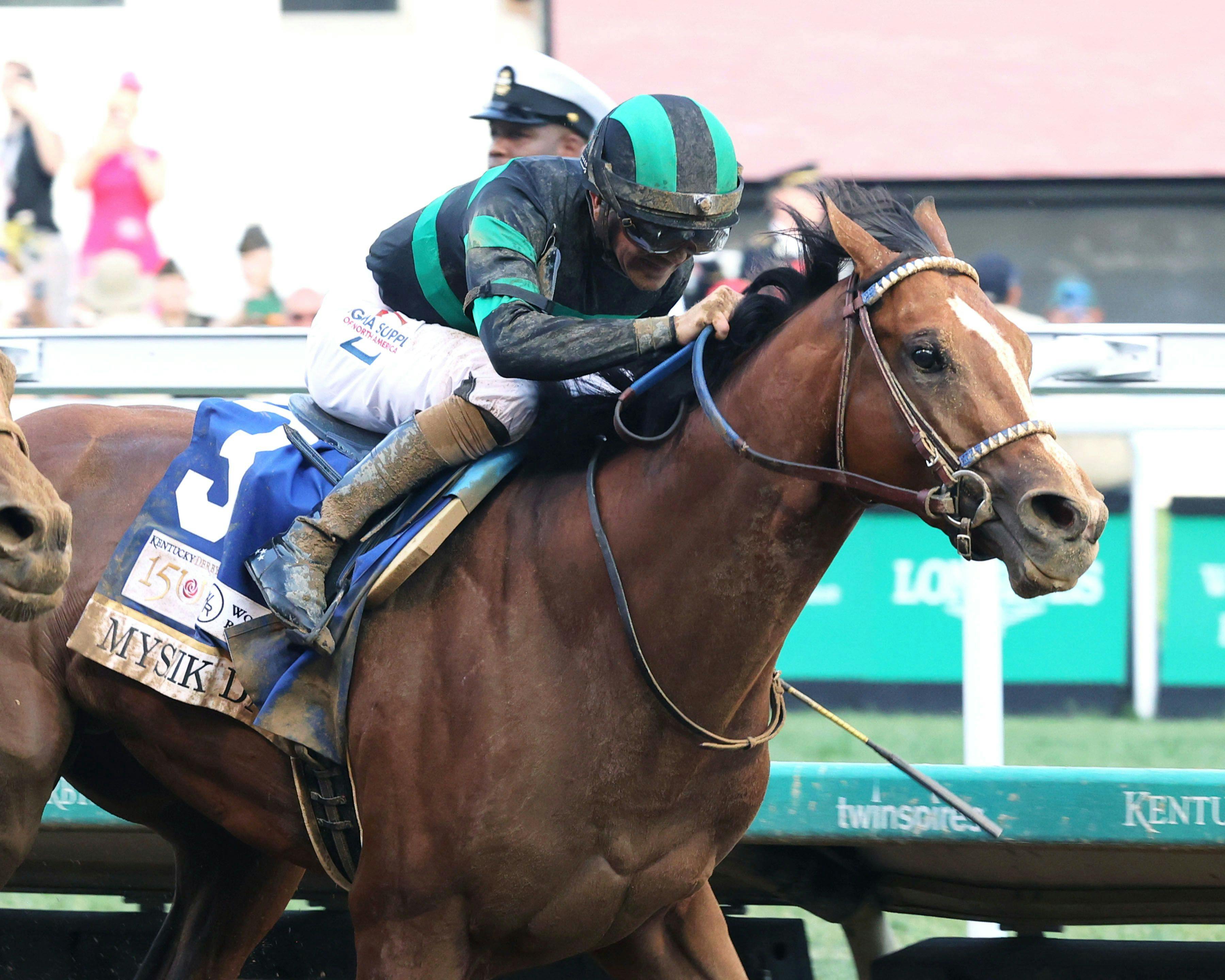 Mystik Dan wins Kentucky Derby 150 (Photo by Coady Photography)