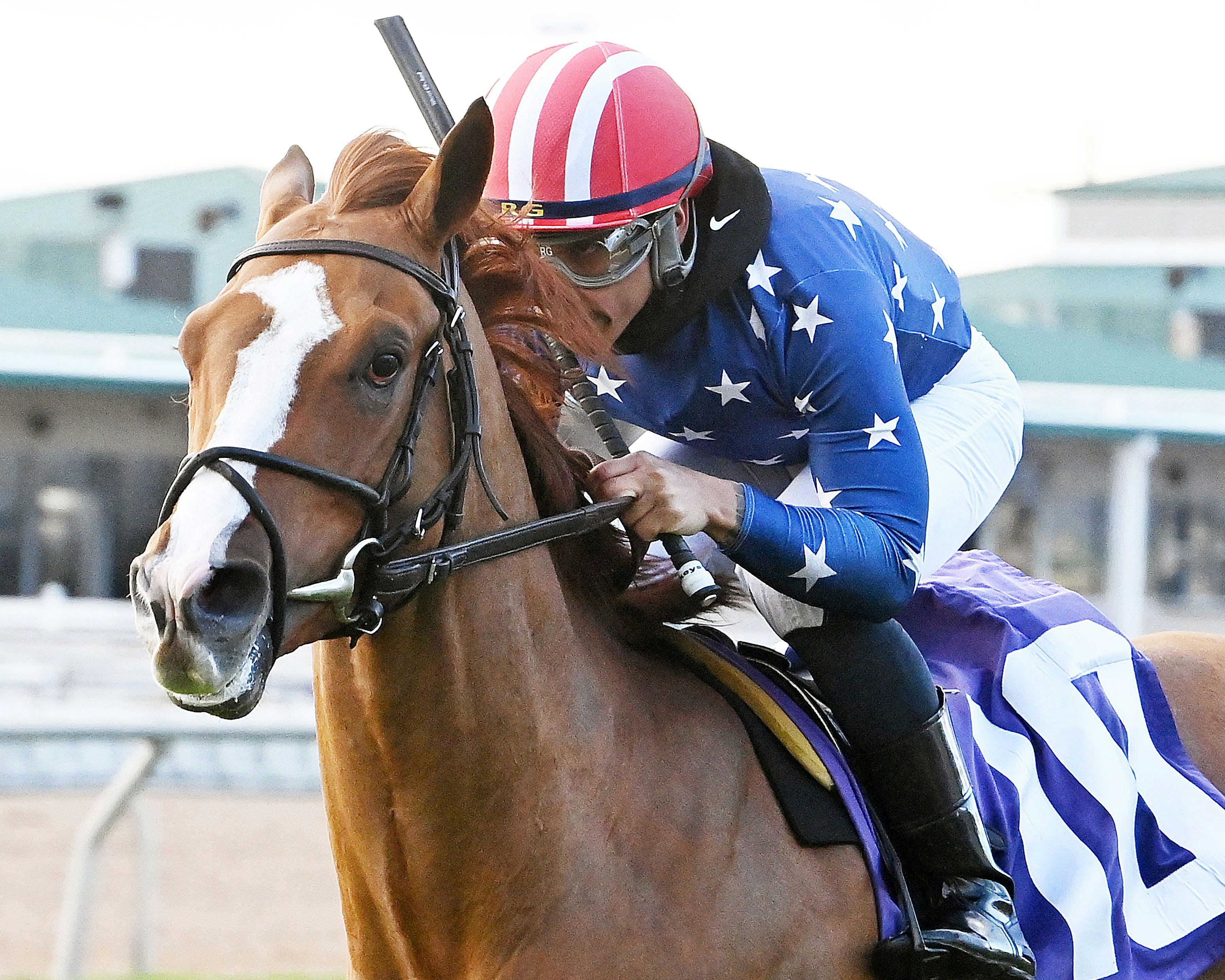 Neat wins the Bob Bork Texas Turf Mile (Photo by Coady Media/Sam Houston)